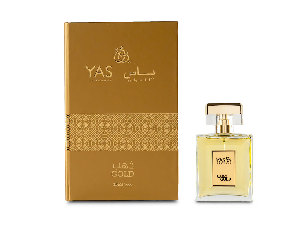 GOLD perfume with box